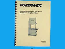 Powermatic model wbs36 for sale  Goddard