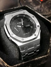 Zegarek Casioak Srebrny Premium Casio G-Shock GA-2100SKE Mod CasioOak Casio Oak na sprzedaż  Wysyłka do Poland