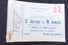 Carte postale publicitaire d'occasion  Auxi-le-Château