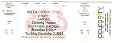 2004 kansas concert for sale  Merrifield