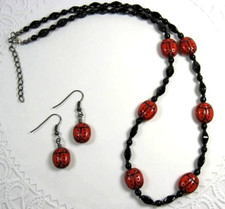 Ladybugs handmade necklace for sale  Mount Jackson