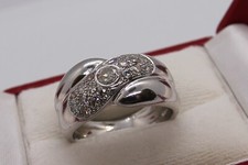 Bague diamants bandeau d'occasion  Libourne