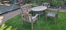 Gartenmöbel set holz gebraucht kaufen  Bremen