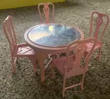 Mesa e cadeiras de cozinha Barbie rosas doces comprar usado  Enviando para Brazil