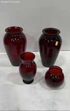 Bundle red vases for sale  Colorado Springs