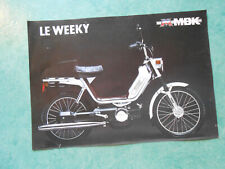 Publicité mbk weeky d'occasion  Corbeilles