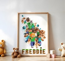 Personalised minecraft bedroom for sale  REDCAR
