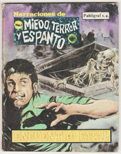 NARRACIONES DE MIEDO TERROR Y ESPANTO #4 HORROR QUADRINHOS MEXICANOS 1980 ESQUELETO -C comprar usado  Enviando para Brazil