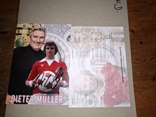 Autogrammkarte dieter müller gebraucht kaufen  Duisburg