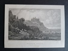 Antique print harlech for sale  ROMFORD