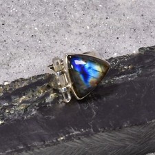 Labradorit ring 925er gebraucht kaufen  Berlin