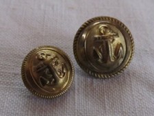 Boutons motif ancres d'occasion  Charenton-du-Cher