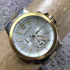 Relógio Michael Kors masculino MK-8277 moda cronógrafo quartzo dois tons 45mm 7 3/4" comprar usado Relógio Michael Kors masculino MK-8277 moda cronógrafo quartzo dois tons 45mm 7 3/4" comprar usado  Enviando para Brazil