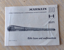 Anleitung 3071 märklin gebraucht kaufen  Dahn