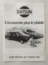 1981 datsun price d'occasion  Grenoble-