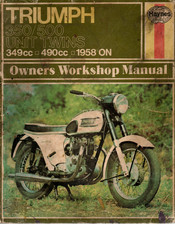 Haynes triumph 350 for sale  SWAFFHAM