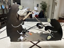Rustic metal bears for sale  Hollister