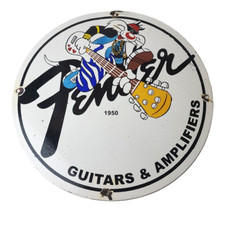 Vintage fender sign for sale  Houston