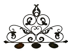 wrought iron wall candle holder for sale  Shipping to Ireland