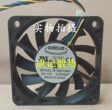 Ventilador de refrigeração EVERFLOW R126010BU 6010 DC12V 0.25A 6CM 4 fios bola dupla comprar usado  Enviando para Brazil