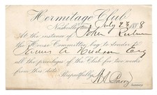 Nashville 1888 hermitage for sale  Ossining