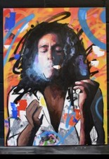 Bob marley painting for sale  DUNSTABLE