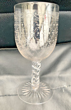 Vintage etched wine for sale  IPSWICH