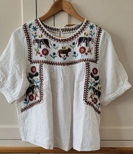 Zara white cotton for sale  CARSHALTON