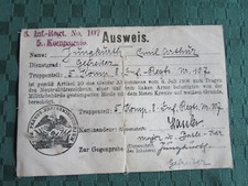 Ausweis rotes kreuz gebraucht kaufen  Paderborn