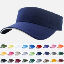 Boné de sol viseira golfe tênis praia feminino masculino ajustável moda cores lisas comprar usado  Enviando para Brazil
