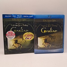 Usado, Coraline (Blu-ray, 2009) 2-Disc Collector's Edition w/ Slipcover No 3D Glasses comprar usado  Enviando para Brazil