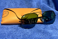 Óculos de sol Ray Ban aviador RB3025 58mm armação preta lente verde comprar usado  Enviando para Brazil