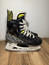 Patins de gelo Junior Youth tamanho 1.5 D Bauer Vapor 3X bem usados pré-propriedade infantil comprar usado  Enviando para Brazil