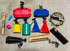 Lote de percussão latina, blocos de geléia, shaker, pandeiro,  comprar usado  Enviando para Brazil