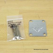 Placa de pescoço Fender Custom Shop Ltd Ed 63 relíquia Stratocaster placa cromada vintage comprar usado  Enviando para Brazil