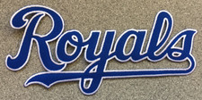 KANSAS CITY ROYALS MLB BEISEBOL VINTAGE 9" SCRIPT CURSIVO TEXTO LOGOTIPO EQUIPE PATCH comprar usado  Enviando para Brazil