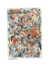 Peinture originale outsider d'occasion  Fontaine