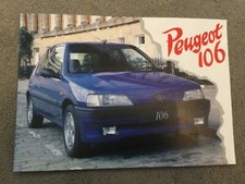 Peugeot 106 brochure for sale  WEYMOUTH