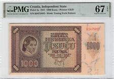 Croatia 1000 kuna d'occasion  France