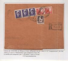 Storia postale luogotenenza usato  Trento