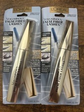 Máscara de cílios L'Oreal Paris volumosa fibra falsa 270 preta mais preta - pacote com 2 comprar usado  Enviando para Brazil