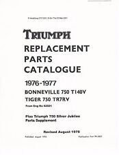 Triumph parts manual for sale  Lexington