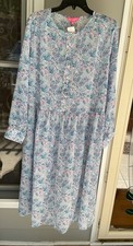Camisa Simply Southern feminina vestido cobertura médio azul rosa estampa confete transparente comprar usado  Enviando para Brazil