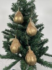 Gold pears christmas for sale  PETERBOROUGH