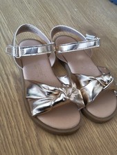 Matalan gold sandals for sale  SLOUGH
