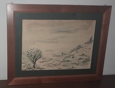 Disegno tela firmato usato  Napoli