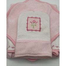 Conjunto de toalhas de banho Carters bebê menina rosas rosa novo sem etiquetas comprar usado  Enviando para Brazil