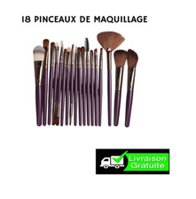 Pinceaux maquillage fond d'occasion  France