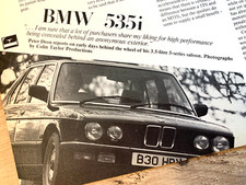 Bmw e28 535i for sale  PRESTON