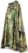 Poncho multiuso Woodland Camouflage clima úmido, 1985 comprar usado  Enviando para Brazil